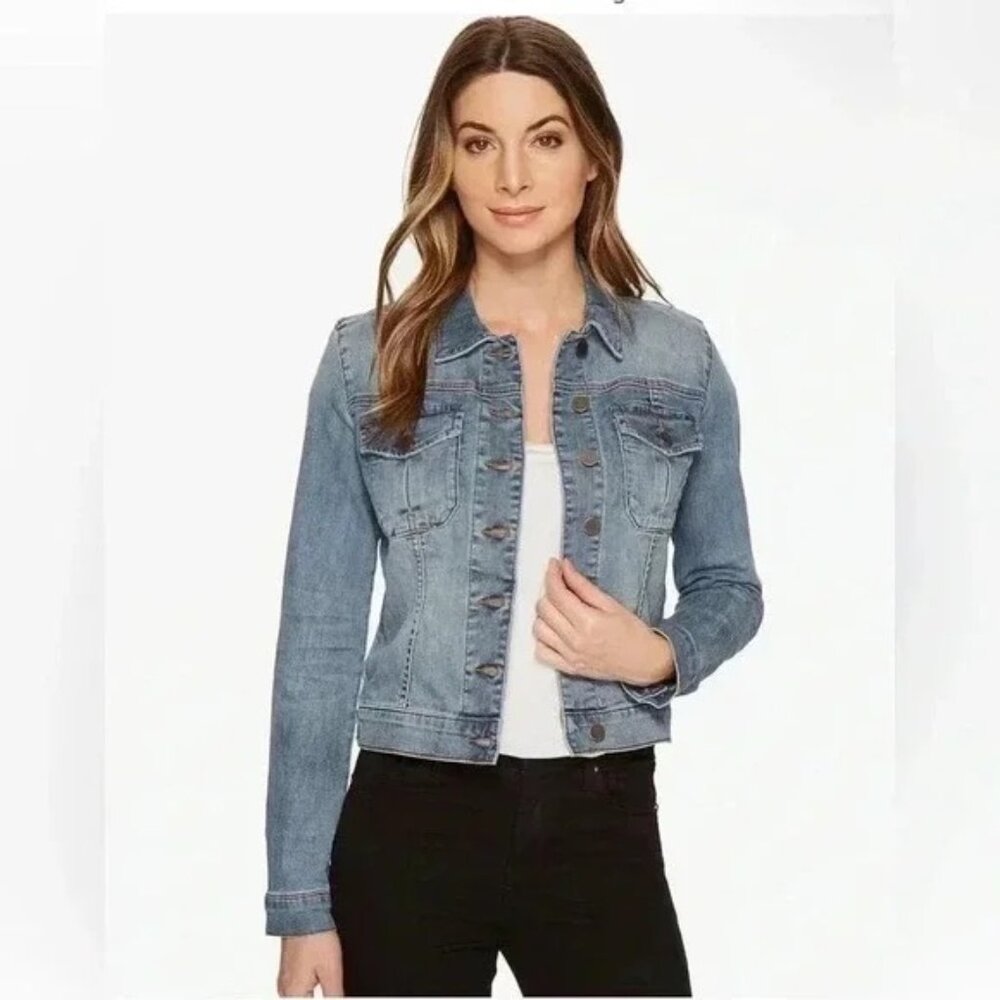 Kut from the Kloth Jean Jacket - size L